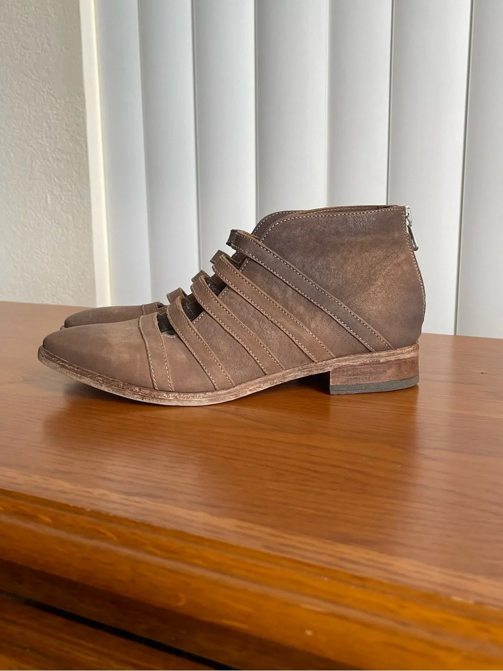 Free People Emma Swept Away Ankle Boots Size 37